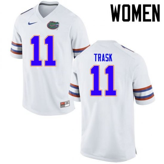 Women's Florida Gators #11 Kyle Trask NCAA Nike White Authentic Stitched College Football Jersey WEI8462DC